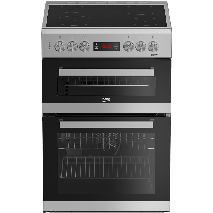 Freestanding double deals oven electric cooker